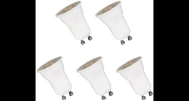 Spectrum LED Spot GU10 4W - 230V - 300 Lumen - 4000K Neutraal Wit - Natuurlijk Licht - Energiezuinig - 5 stuks