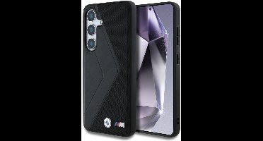 Bmw Magnetische Lederen Hoes Voor Samsung Galaxy S25 Oversized Strepen