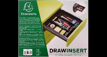 Ladevakken Exacompta Drawinsert Zwart (29,8 x 24,6 x 36 cm)