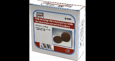 HBM 40 Delige 150 mm. Geperforeerde Velcro Schuurschijvenset met Klittenband