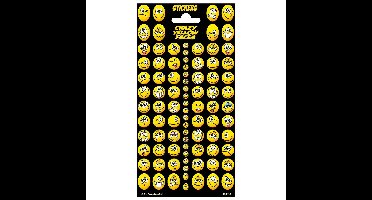 Stickers Crazy Yellow Faces