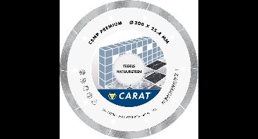 Carat Diamantzaag Csmp-Pr 125x22 Tegel Dry