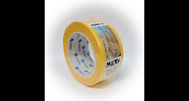 Stokvis masking tape 50mm x 50 meter geel (CT200804)