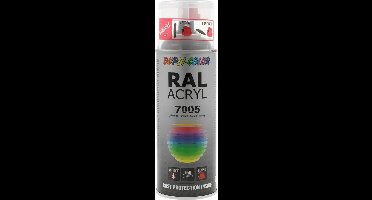 Motip Dupli-Color Spuitbus Acryl Hoogglans - RAL 7005 Muisgrijs
