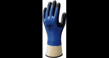 Showa High Tech 377 Werkhandschoenen Blauw/zwart   - Maat XXL - Nitril Handschoenen
