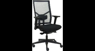 Workliving Zuidas Mesh Black Edition - Ergonomische Bureaustoel (N)EN 1335