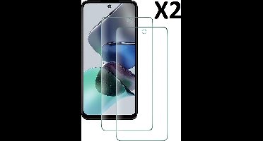 Screenprotector geschikt voor Motorola Moto G23 Screenprotector Gehard Glas - Moto G13/G23/G53 ScreenprotectorTempered Glass - 2 Stuks