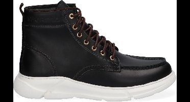 McGregor Heren Boots - Zwart - Veterboots - Leer - Veters