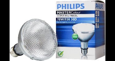 Philips MASTERColour E27 CDM-R Elite PAR30L 70W 30D - 930 Warm Wit | Beste Kleurweergave