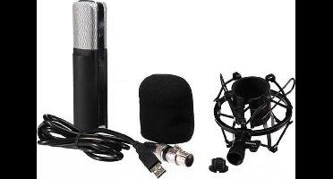 Hq-power Condensatormicrofoon 5 X 18 Cm Zwart