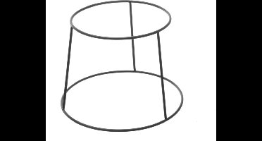 HENDI Standaard voor manden – Rond – 250 mm diameter – 180 mm hoog – Niet vaatwasserbestendig