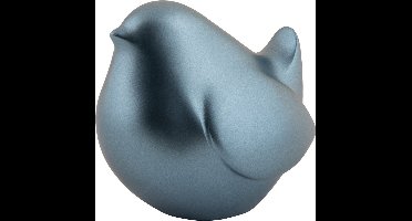 Present Time - Beeld Dikke Vogel - Metallic dark blue