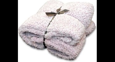 Unique Living Knut - Fleece - Plaid - 150x200 cm - Old Pink