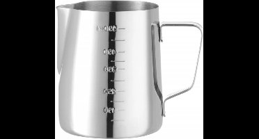 HENDI Melkkan met maatverdeling – 0,55L – roestvast staal – vaatwasmachinebestendig