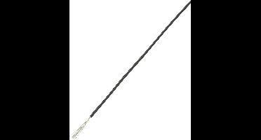 TRU COMPONENTS 1565159 Draad LiY 1 x 0.50 mm² Zwart 10 m