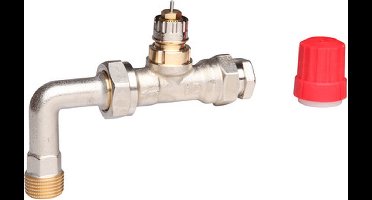 Danfoss Afsluiter recht met bocht RA N15 1 2 Kvs 0,90 m3 h RA N15