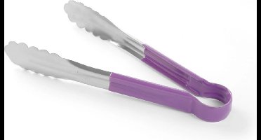 HENDI Serveertang – HACCP Norm – 300 mm – Paars – Roestvrij staal