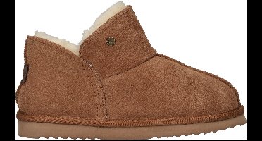 Warmbat Willow Suede Dames Sloffen - Cognac