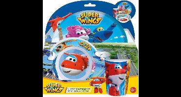 Super Wings ontbijtset melamine 3-delig