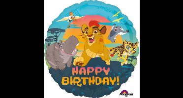 Disney The Lion Guard happy birthday folieballon ø 43 cm.