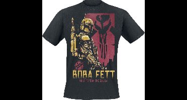 Star Wars The Book Of Boba Fett - Roam The Galaxy Heren T-shirt - zwart - 3XL