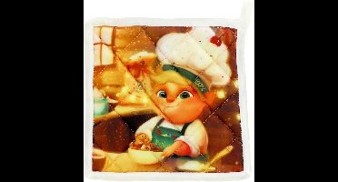 Unique Living - Pannelap Natale Dessin 5 - 20x20cm
