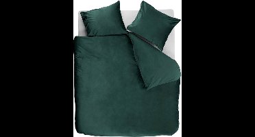 At Home by Beddinghouse Tender dekbedovertrek - Eenpersoons - 140x200/220 cm - Groen