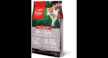Orijen Whole Prey Fit & Trim Cat Kip&Kalkoen - Kattenvoer - 5.4 kg