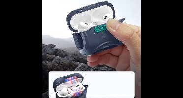 ESR - CYBER - FLICKLOCK HALOLOCK MAGSAFE APPLE AIRPODS PRO - 1 / 2 - BLAUW