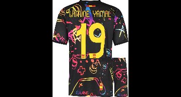 Lamine Yamal Spanje Voetbaltenue - Gaming Tenue- Maat 140