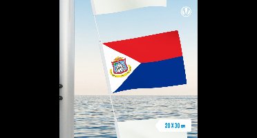 Vlaggetje Sint Maarten 20x30cm
