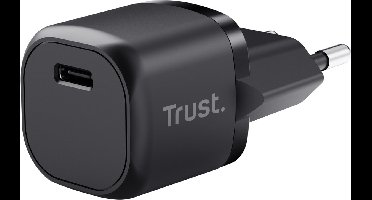 Trust Maxo - 20W USB-C Oplader - Fast Charge - Adapter – voor Telefoon Tablet – Zwart