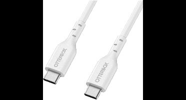 Otterbox Standard kabel USB-C naar USB-C - 2M - Wit (Supports Power Delivery)