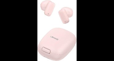 USAMS Bluetooth 5.3 TWS ID Series hoofdtelefoon draadloos roze/roze BHUID04 (ID25)