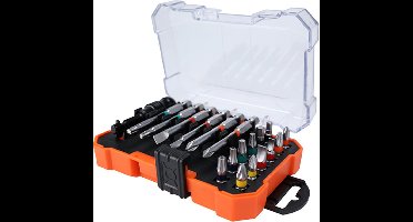 FX Tools Bitset - 19-delig - staal - schroefbitset - in gereedschapkist