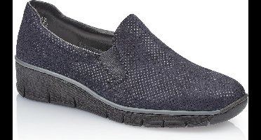 "Donkerblauwe Mocassins Rieker "