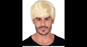 Jaren 60 Pruik Donkerblond Hendrik