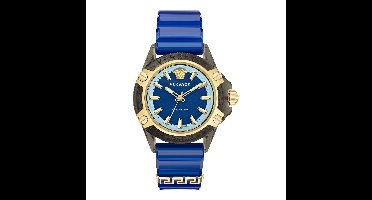 Versace Icon Active VE6E00323 Horloge - Kunststof - Blauw - Ø 42 mm