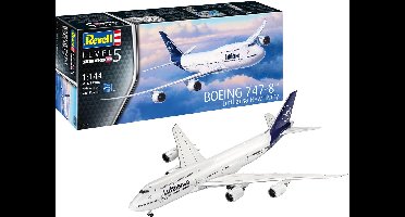 Revell Modelbouwpakket Vliegtuigen - 03891 Boeing 747-8 - Lufthansa - New Livery Plastic - 1:144 - Modelbouw
