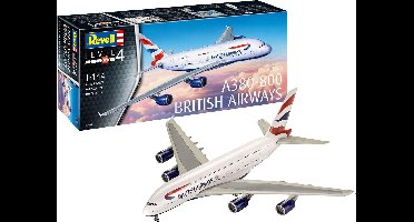 Revell Modelbouwpakket Vliegtuigen - 03922 Airbus A380-800 - British Airways Plastic - 1:144 - Modelbouw