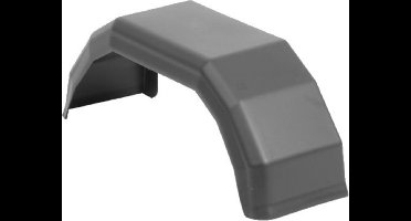 Topgear Flexibel kunststof spatbord - 8 inch - voor lichte aanhangwagens