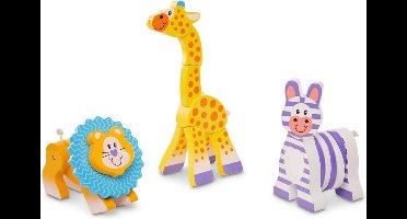 Melissa & Doug Houten Grijpdieren Stuks