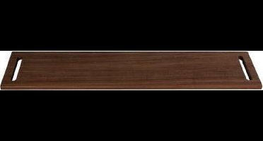 Serveerplank Natuur Hout 95x20xh4cmonderkant Met Voet-polybag