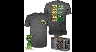 Funko Pop! & Tee Box: Jurassic Park - Clever Raptor (Size XL)