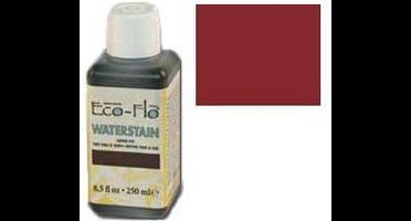 Leerverf Eco-Flo Waterstain Rood, 250 ml