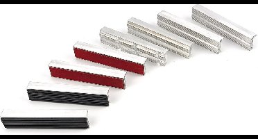 4 Delige 125 mm Aluminium Opzetbekken Set Voor in de Bankschroef
