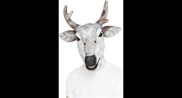 Smiffys - Reindeer/Stag Masker - Grijs
