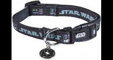 Honden Halsband STAR WARS DARTH VADER - M/L (Lengte 35-55cm - Breedte 2cm)