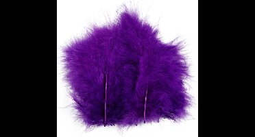 Creotime Kalkoenveren 5-12 Cm Paars 15 Stuks