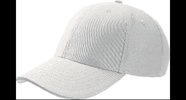 Atlantis Sport Sandwich 6 Panel Baseball Cap (Pakket van 2) (Wit/Wit)